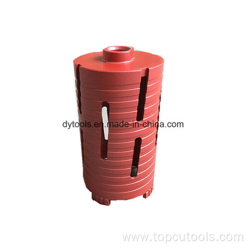 Diamond Core Drill Bit for Hard Reinforced Concrete Drilling